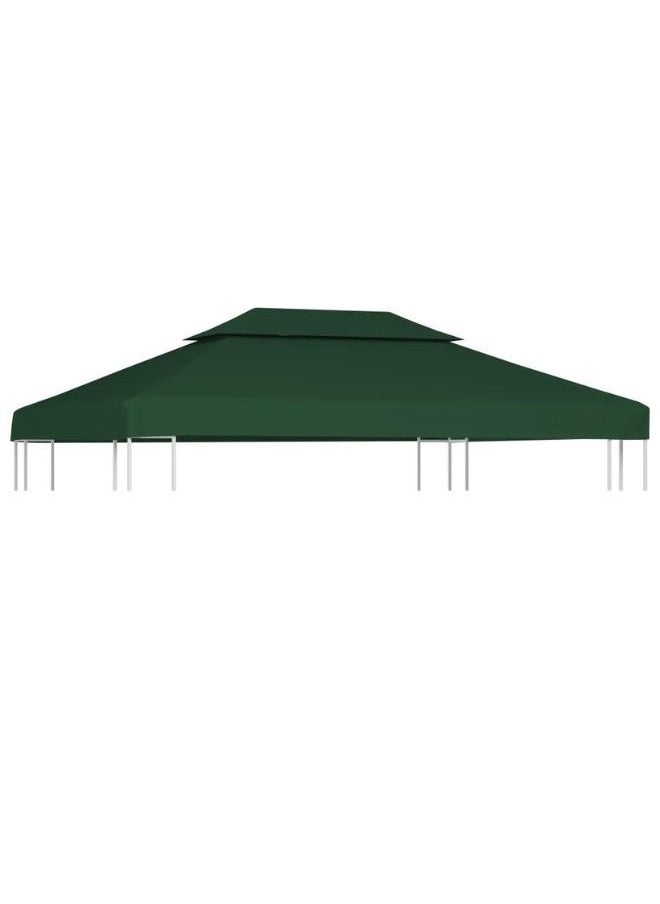 vidaxl Stylish Gazebo Cover Canopy Replacement 310 g m² Green 3 x 4 m  - Image 1
