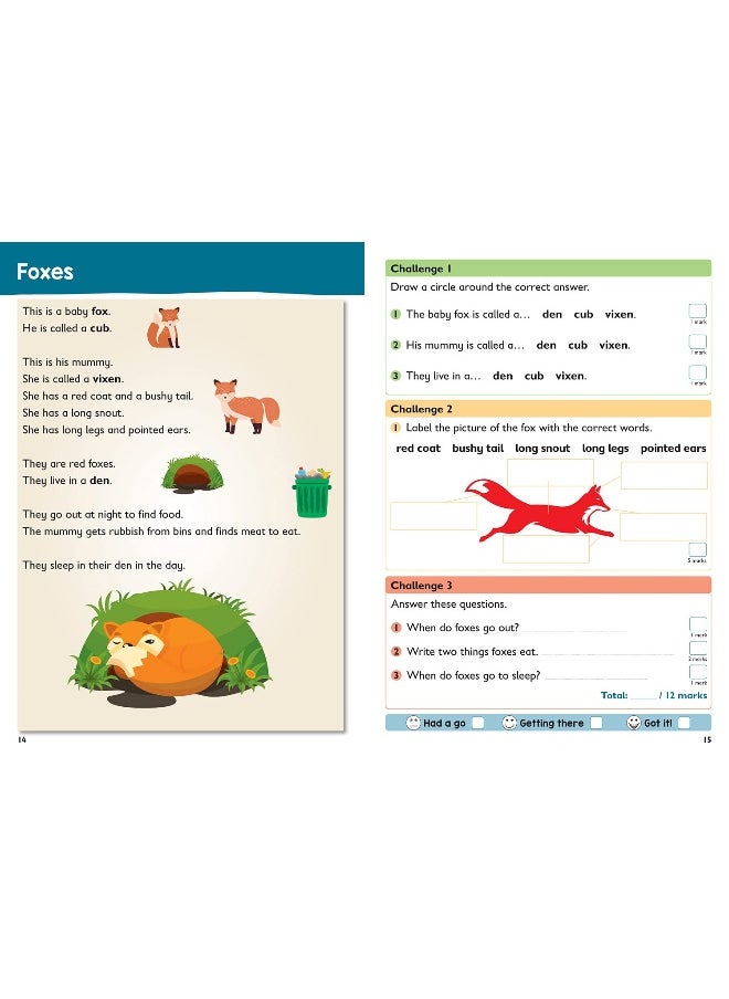 null - Year 1 Reading Comprehension Targeted Practice Workbook: Ideal for Use at Home - Image 1