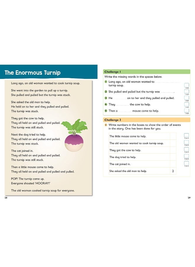 null - Year 1 Reading Comprehension Targeted Practice Workbook: Ideal for Use at Home - Image 1