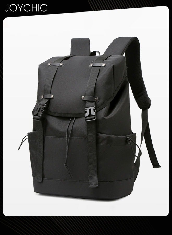 Joychic Casual Large Capacity Laptop Backpack Business Durable Computer Backpack Water Resistant College School Bag  for Men  Women Outdoor Travel Office Fits 15.6 Inch Black - Image 1