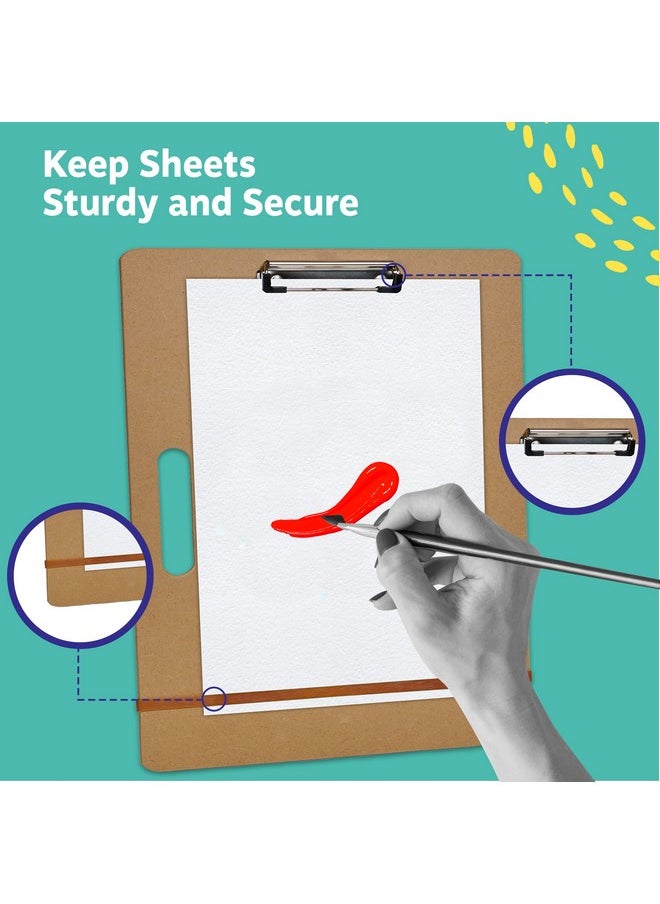 Drawing Board 13 X 17 Sketch Boards With Handle For Drafting Art Portable Wooden Clipboard For Class Or Studio Fit In Artists Tote