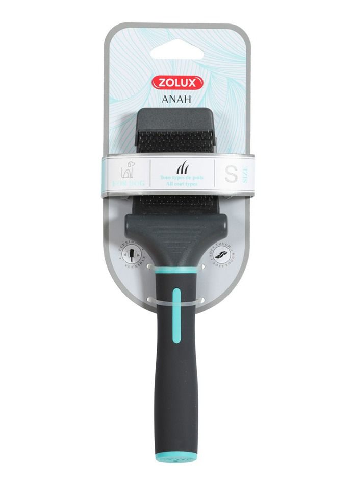 ZOLUX ANAH Slicker Double Flexible Brush For Dogs Size S - Image 1