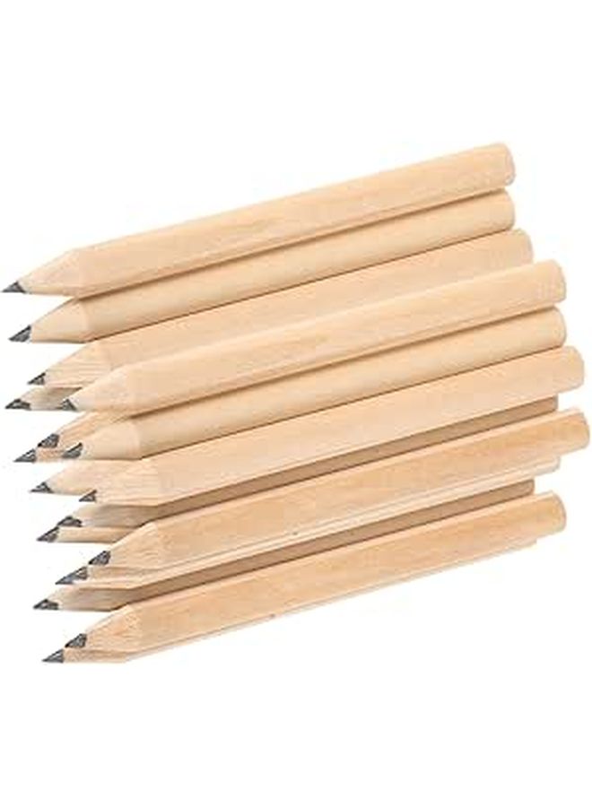 50 Short Wooden Hb Golf Pencils With Black Core For Scoring Office And School - Image 1