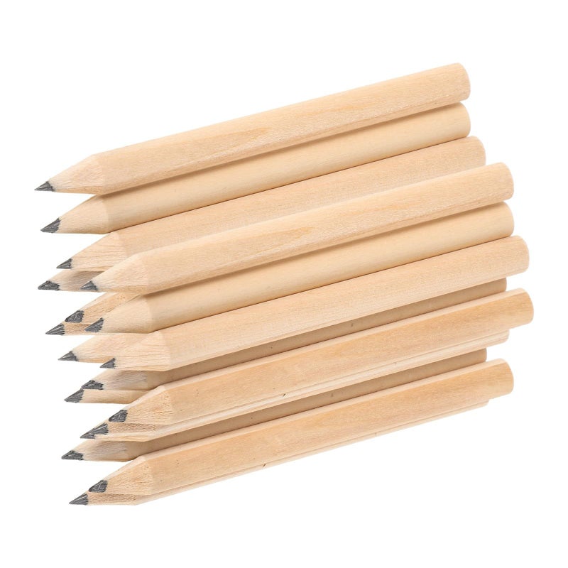 50 Short Wooden Hb Golf Pencils With Black Core For Scoring Office And School - Image 2