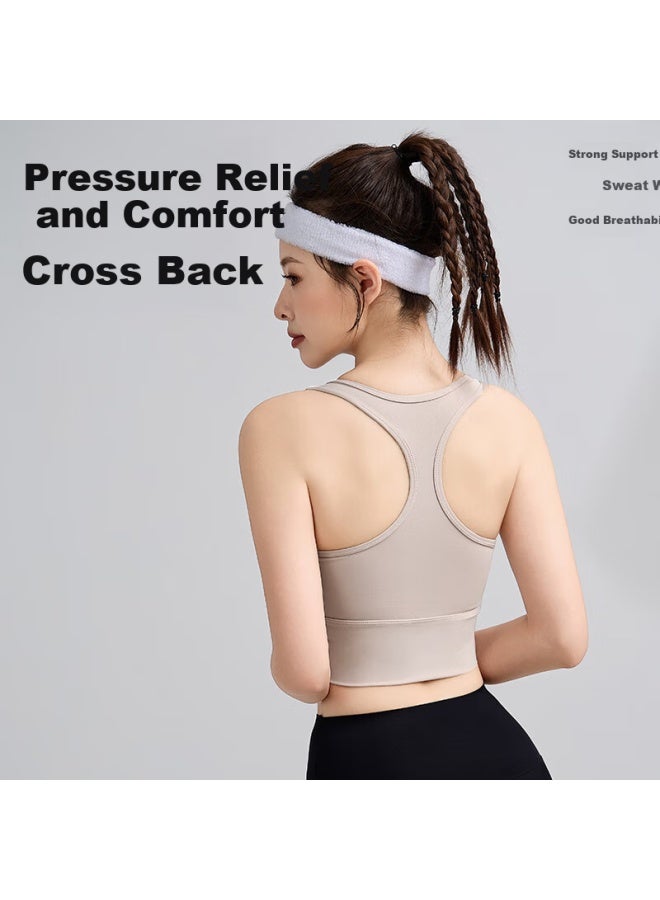 LANG SHA Langsha Sports Bra For Women, One-piece High-impact Anti-sagging Beautiful Back Vest Bra For Running, Fitness And Yoga Wear - Image 5
