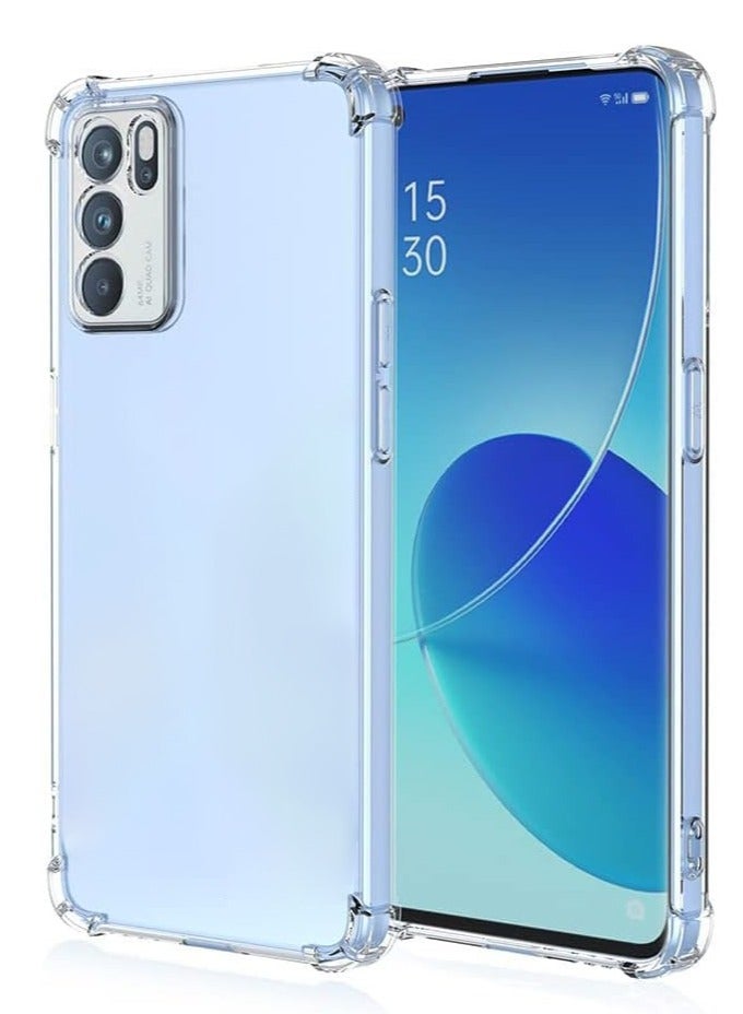 Anti Shock Silicone TPU Cover for OPPO Reno 6 5G