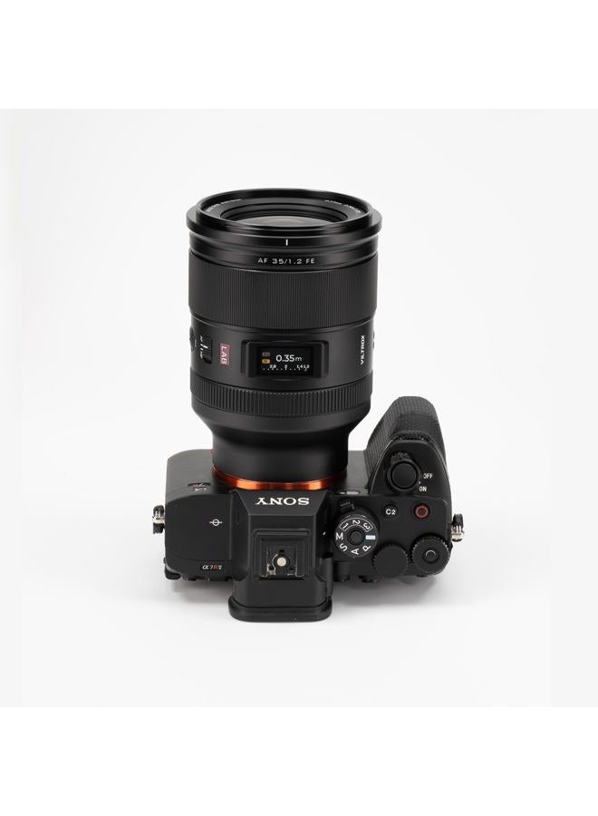 VILTROX AF 35mm F1.2 LAB FE Full Frame Lens for Sony e Mount, Large Aperture Dual Floating Focus 35mm f/1.2 FE HyperVCM Motor - Image 3