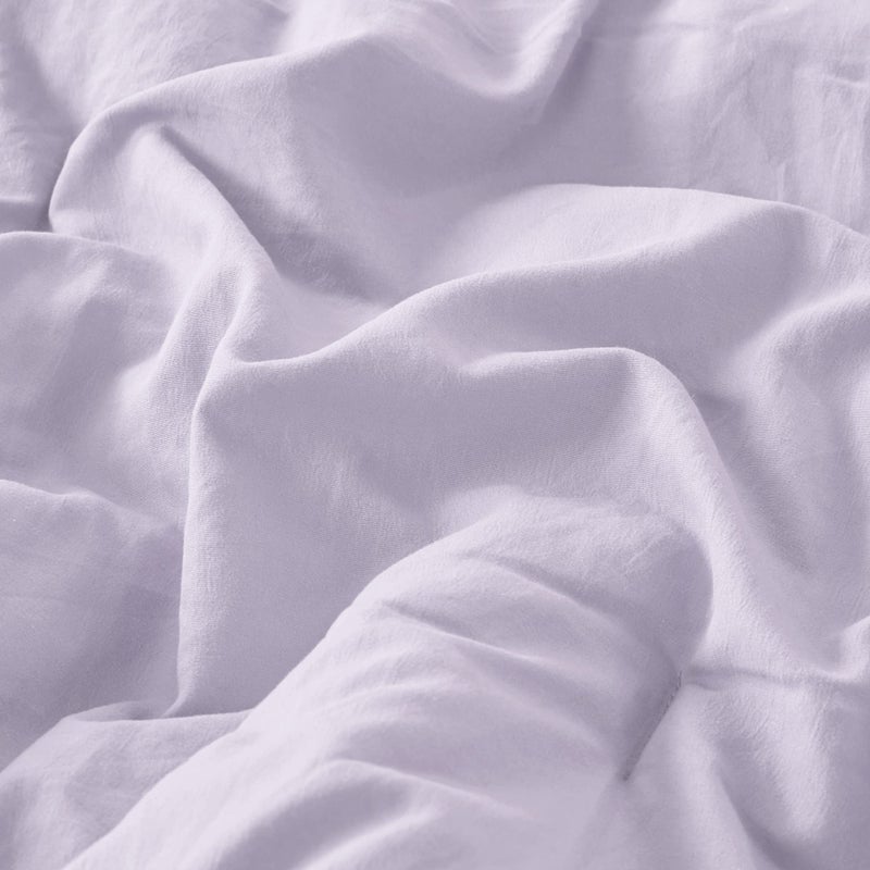 Codi Lavender Purple Boho Twin Comforter Set for Girls  Aesthetic Pom Fringe Design Cute Bedding  Soft Washed Microfiber Bed Sets  Lightweight Chic 1 Comforter & 1 Pillowcase (68x90 Inches) - Image 5