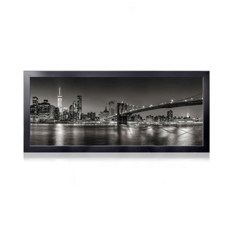 Annecy 12x30 Picture Frame Black1 Pack Panoramic Picture Frame for Wall Decoration Classic Black Minimalist Style Suitable for Decorating Houses Offices Hotels