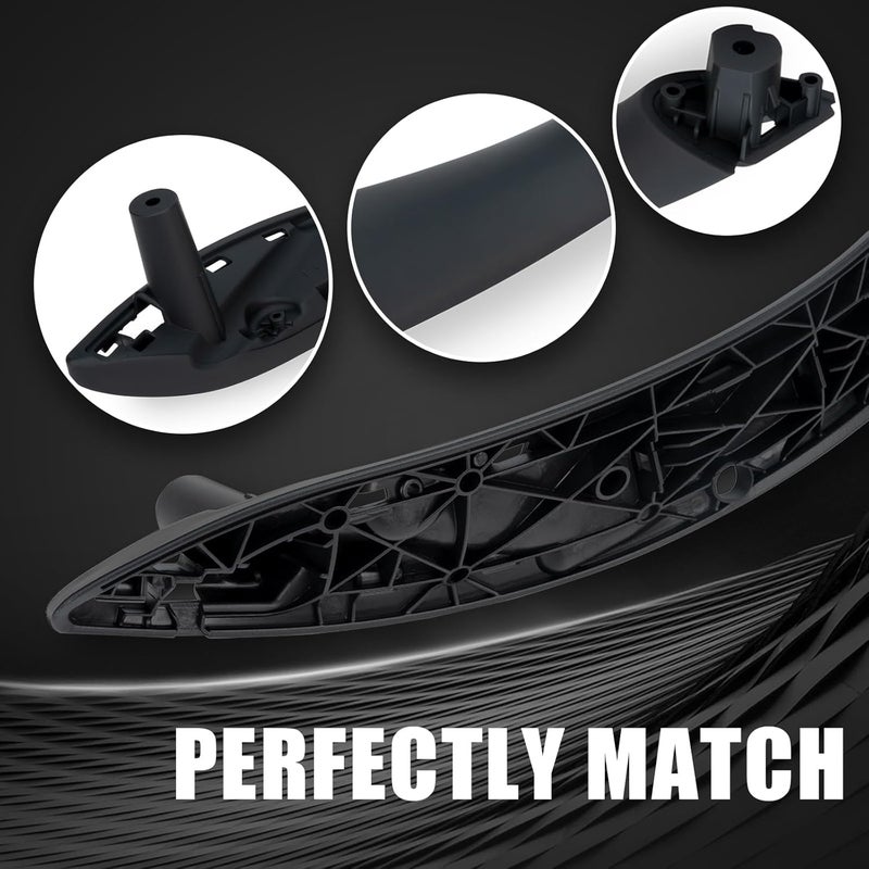 WEILEITE Front Left Driver Side Interior Inner Inside Door Pull Handle Grab Fit for BMW 320,328,330,335,M3 F30/F31/F34/F80 2012-2018 and 418,420,428,430,435,M4 F32/F33/F36/F82/F83 2014-2017 - Image 5