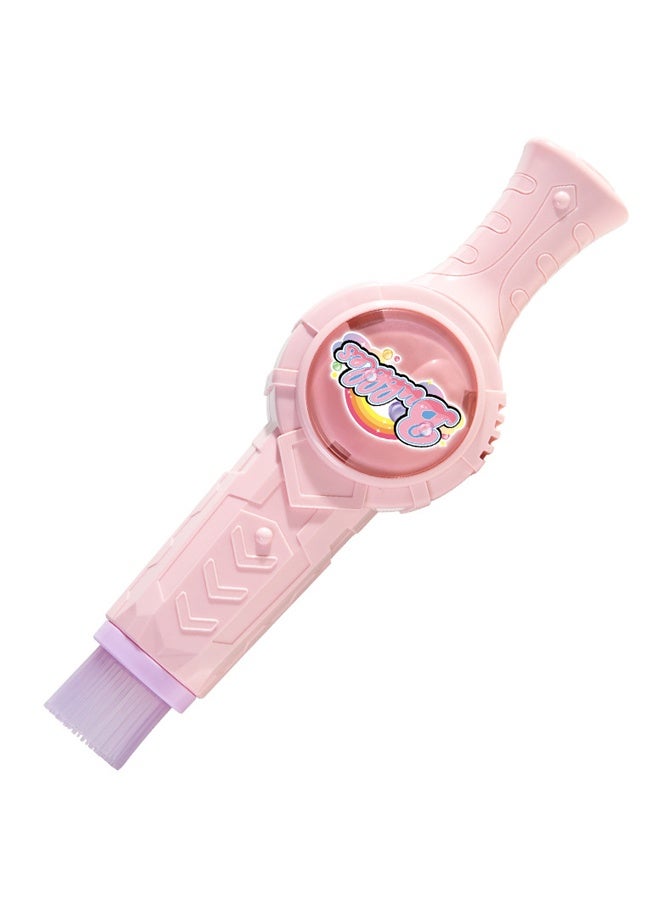 Halamodo آلة فقاعة الضباب الملونة, آلة فقاعة آلات فقاعة الضباب المرنة مع تأثير مرن, تصميم خفيف الوزن, فقاعات تفاعلية, أضواء ملونة (الوردي) - Image 4