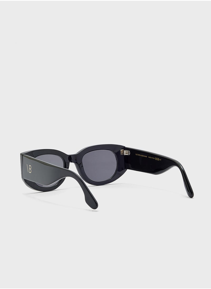 Victoria Beckham Oval Sunglasses  - Image 3