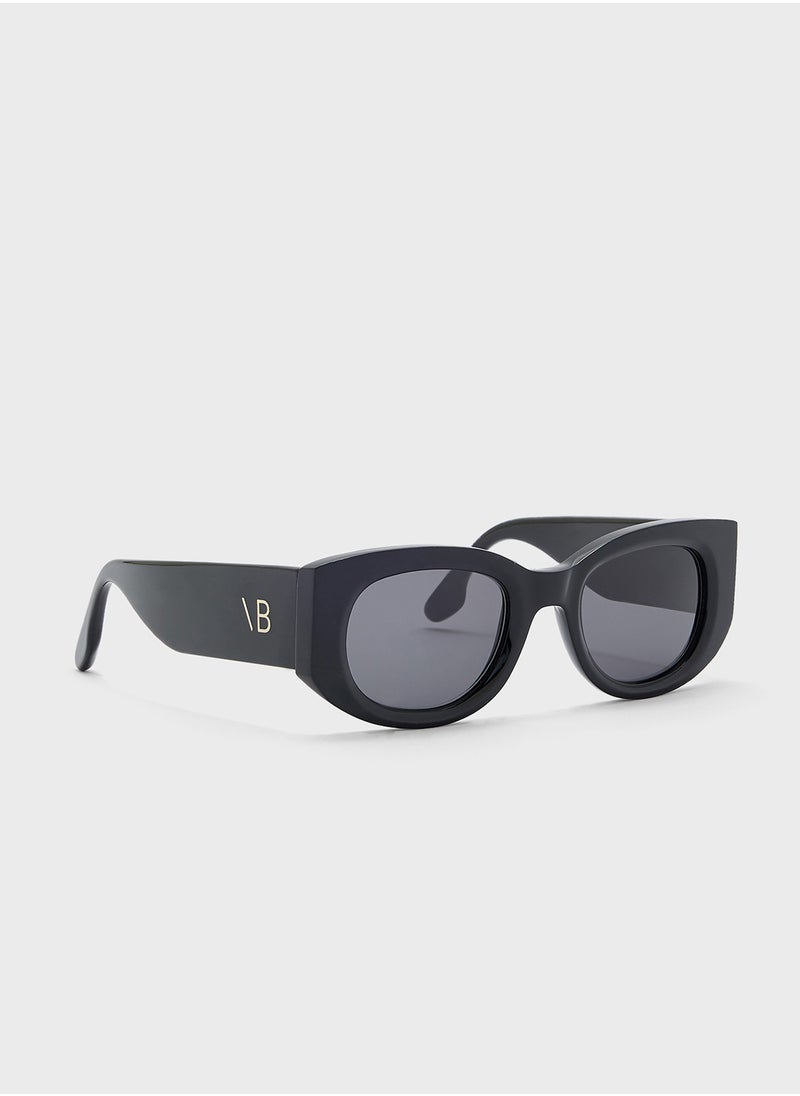 Victoria Beckham Oval Sunglasses  - Image 1