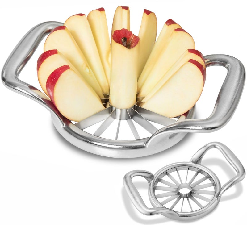 LIIGEMI 5.5 Inch Extra Large Apple Slicer,16-Slice Thin Apple Slicer and Corer,Cutter, Divider, Wedger for Fruits and Vegetables，Gifts for Mom，Sharp and Sturdy，Easy to Use - Image 1