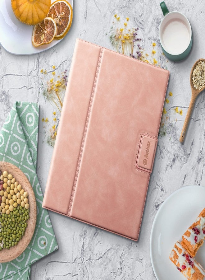 Antbox Case for iPad Air 13 Inch Case M3 (2025) / M2 (2024) with Pen Holder Pencil Holder Car Sleep/Wake Function PU Leather Case Protective Cover (Black) - Image 3