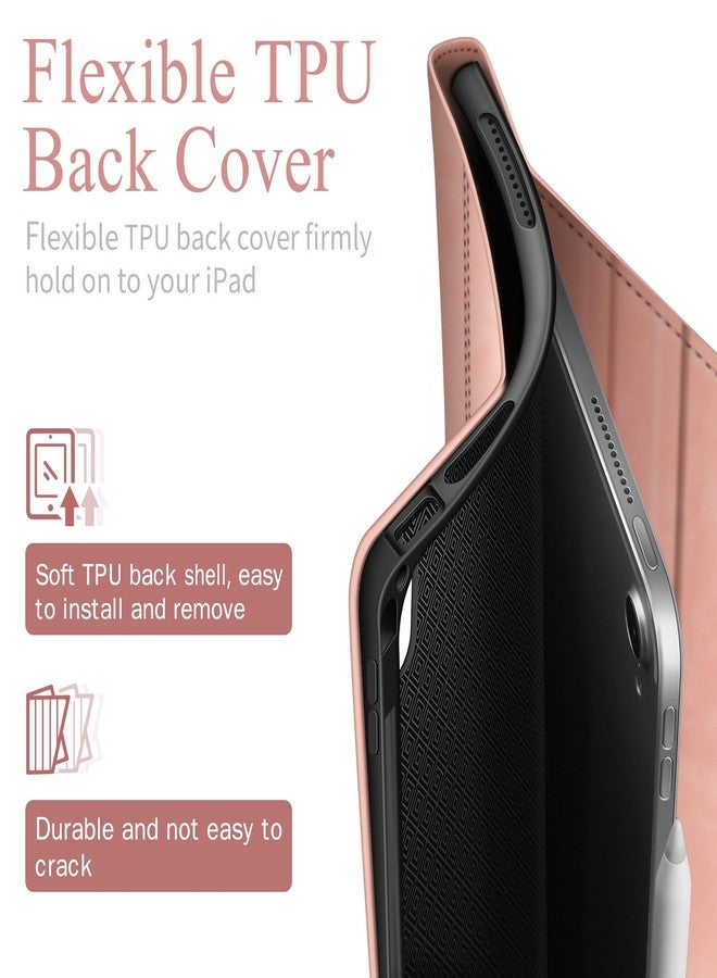 Antbox Case for iPad Air 13 Inch Case M3 (2025) / M2 (2024) with Pen Holder Pencil Holder Car Sleep/Wake Function PU Leather Case Protective Cover (Black) - Image 5