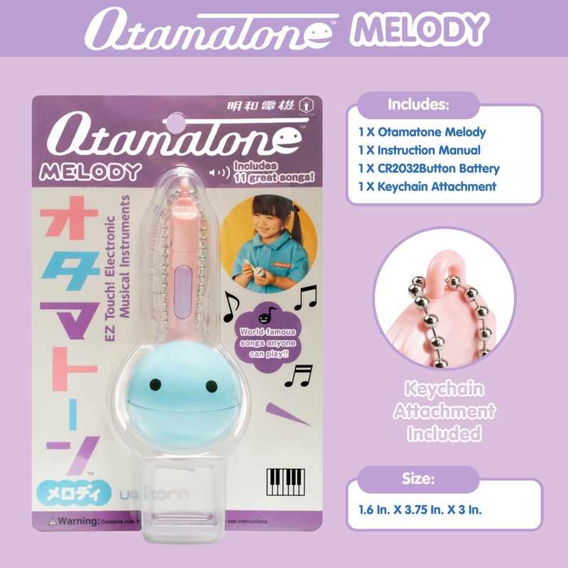 Otamatone Melody Series Japanese Electronic [Mini Size] Musical Instrument [11 Pre-Programmed Songs] Portable Synthesizer from Japan by Maywa Denki [English Instruction], Unicorn - Image 5