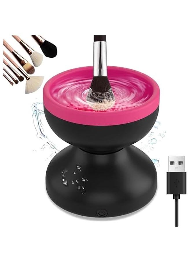 MOXO - Makeup Brush Cleaner hine Efficient Electric Makeup Brush Cleaner Automatic Spinning Make Up Brush Cleaner Fit for All Size Cosmetic Brush - Image 1