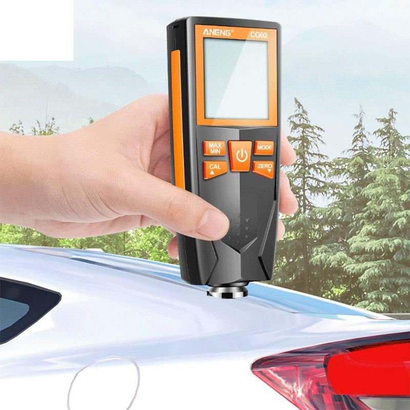 CG02 مقياس سمك الطلاء 0-1500 ميكرومتر جهاز اختبار طلاء السيارات الفيلم أداة يدوية دليل - Image 3