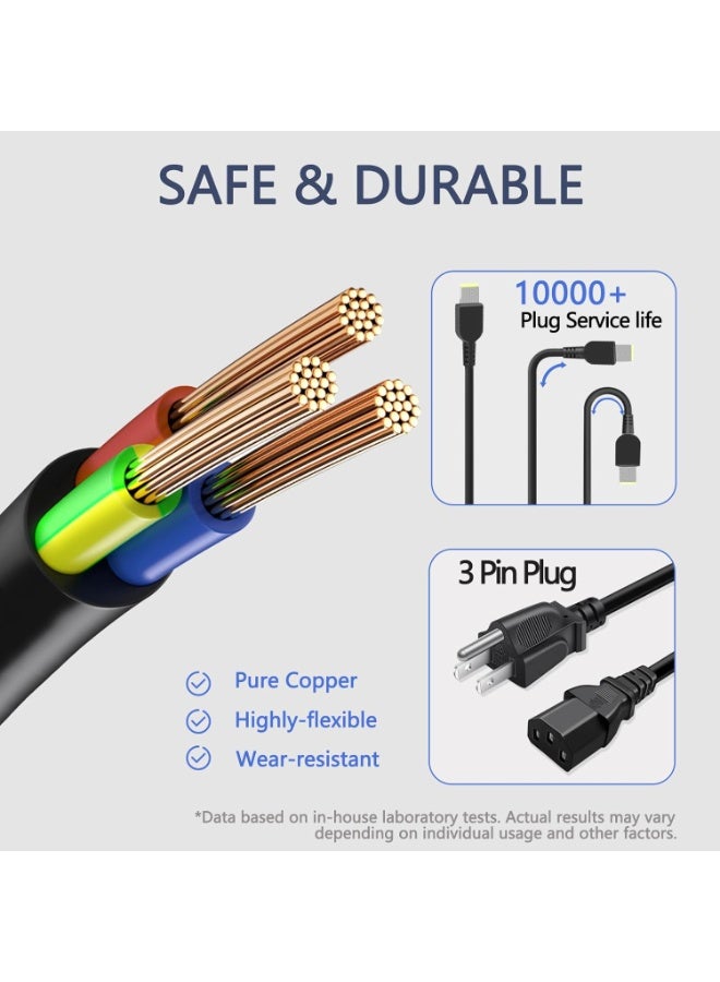 300W AC Power Adapter for Lenovo Legion & ThinkPad Laptops – Compatible with Legion 7i Gen 6/7, 5i/5 Pro, R7000P, R9000 Series, ThinkPad P17 Gen 2 - Image 4