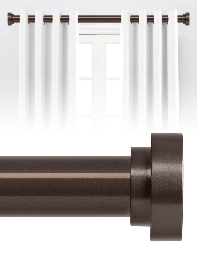 HEI! DEAR Bronze Curtain Rods for Windows 28 to 48 Inch(2.3-4ft), 1Inch Heavy Duty Curtain Rods, Adjustable Curtains Rod, Modern Decorative Drapery Window Rod, 30-58", Antique Bronze - Image 1