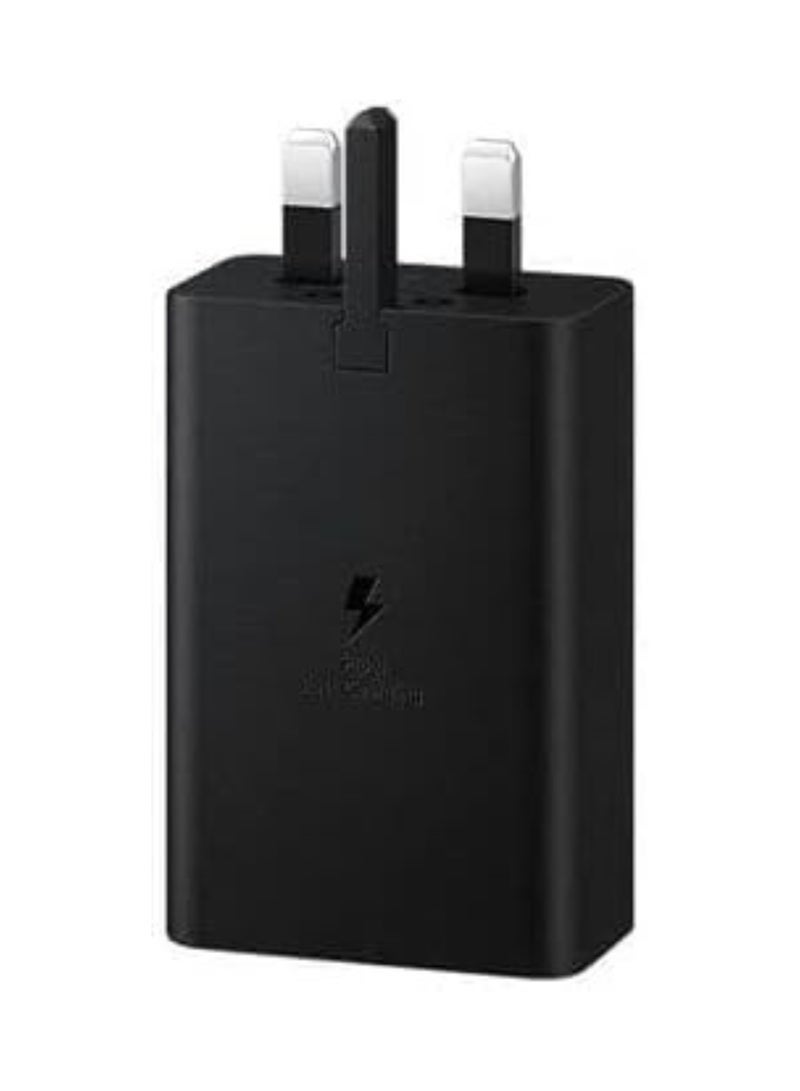 65W Trio Universal Power Adapter | Fast Charging with 2 USB-C  1 USB-A Port for Laptops, Smartphones  Tablets – Black - Image 3