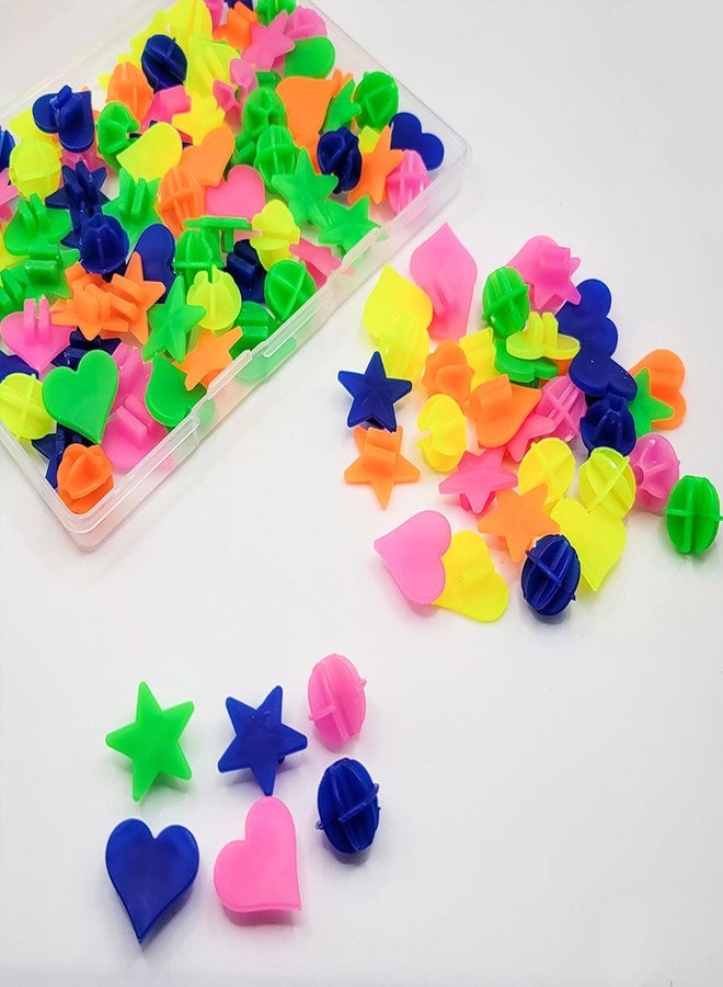 OWMOSYX 180 Pieces Bike Wheel Spoke Beads Plastic Clip Beads Spoke Colorful Bicycle Bike Spoke Decorations for Kids Bike Accessories Girls Boys (Style 3) - Image 3