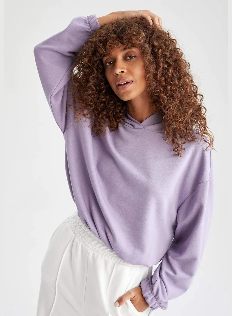 ديفاكتو Woman Knitted Regular Fit Sweat Shirt