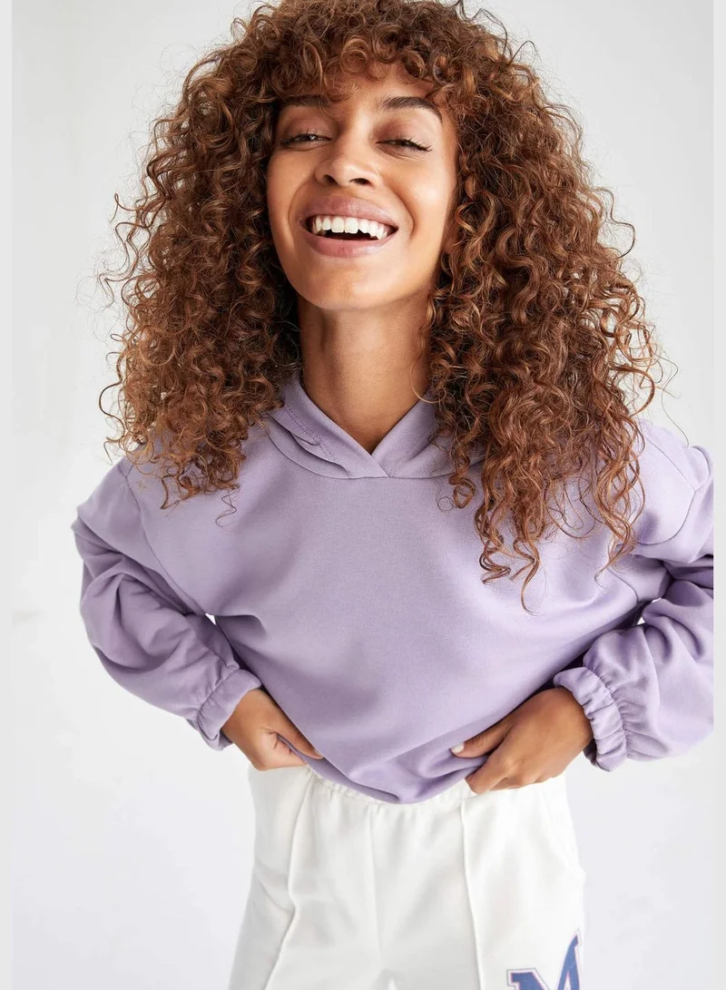 ديفاكتو Woman Knitted Regular Fit Sweat Shirt