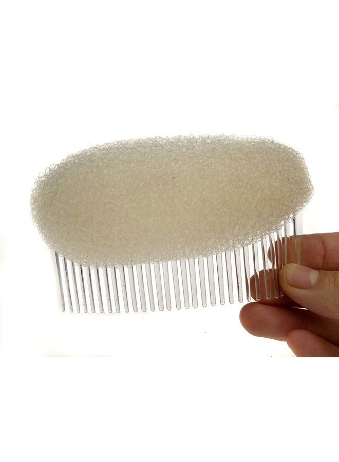 SYBL 2Pcs Charming Bump It Up Volume Inserts Hair Comb Do Beehive Hair Stick Bun Maker Tool Hair Base Styling Accessories For Women Lady Girl (Beige) - Image 4