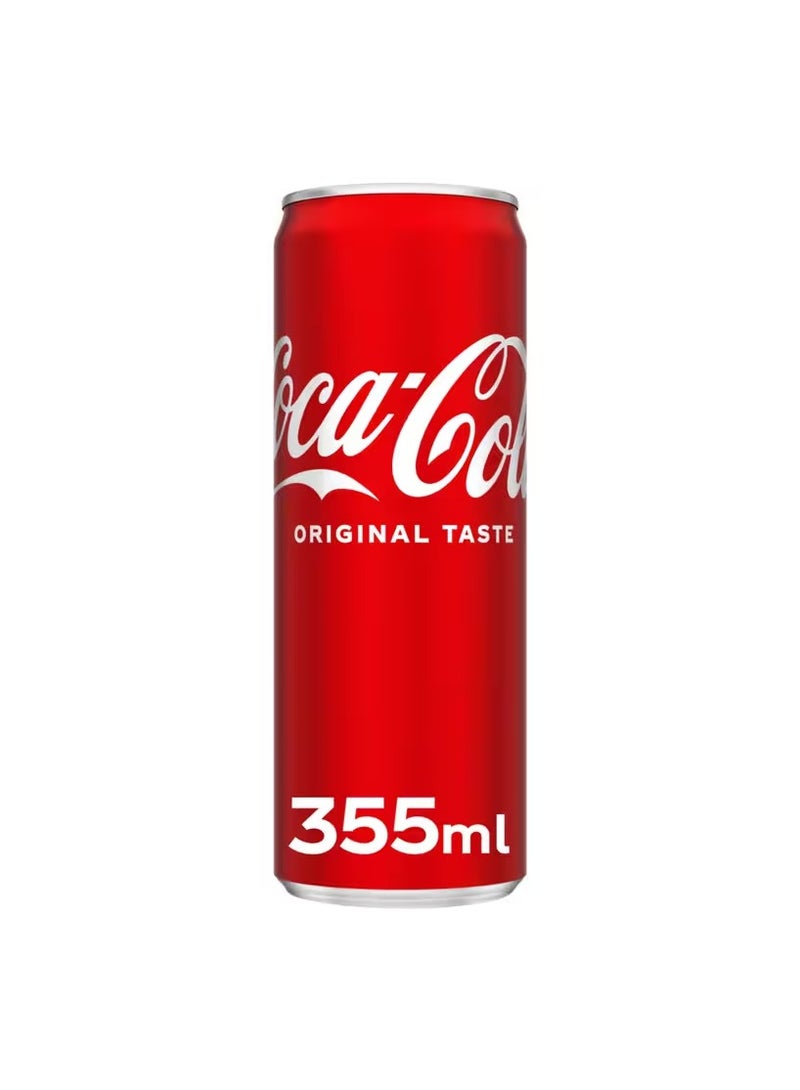 Coca-Cola Regular Carbonated Soft Drink Cans 24 x 355ml - Image 2
