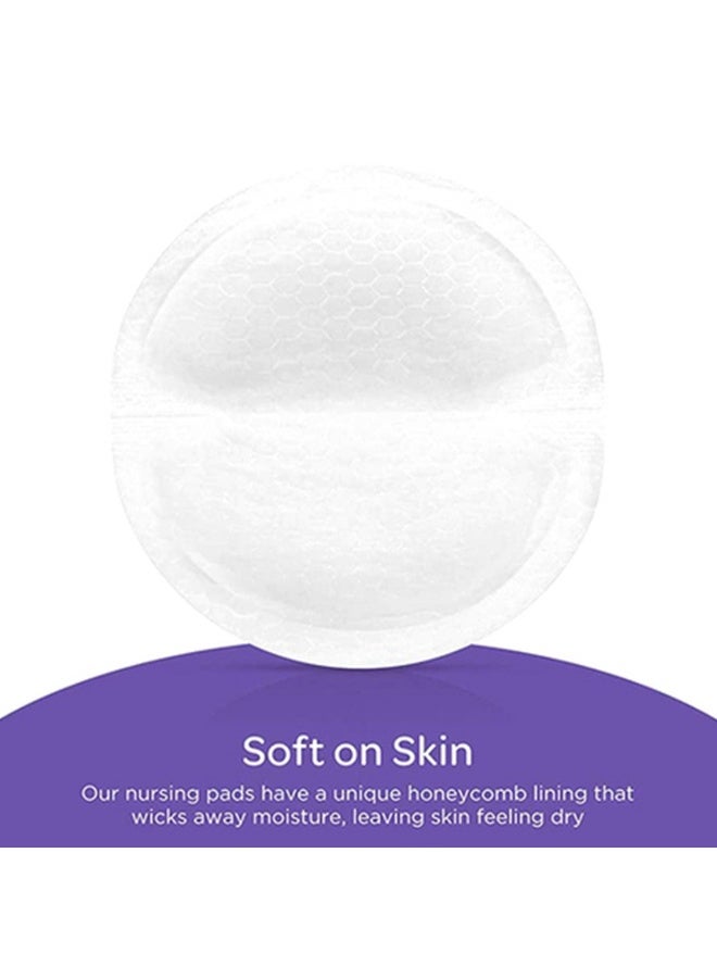 Lansinoh Ultra Thin Stay Dry Disposable Nursing Pads With Blue Lock Core, Pack Of 24's - Image 3