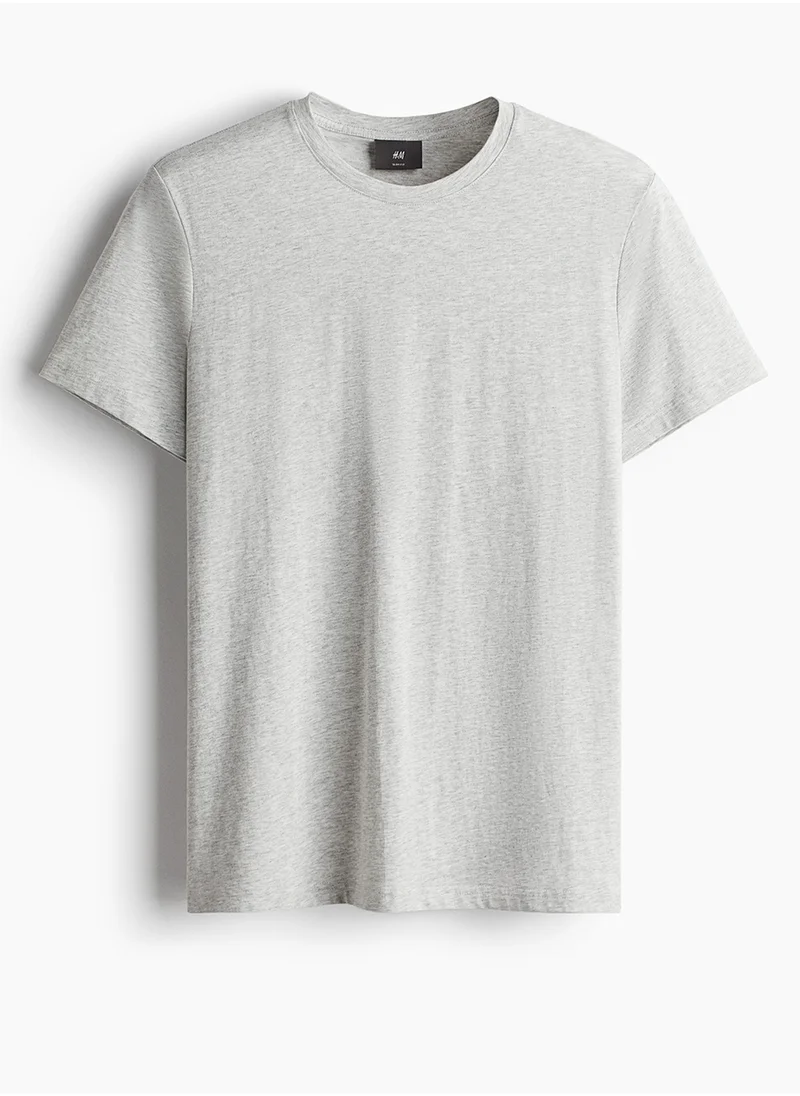 H&M Slim Fit Pima Cotton T-Shirt