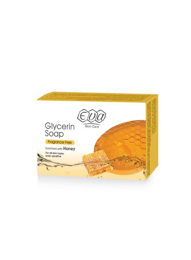 إيفا EVA FRAGRANCE FREE GLYCERIN SOAP 100GM
