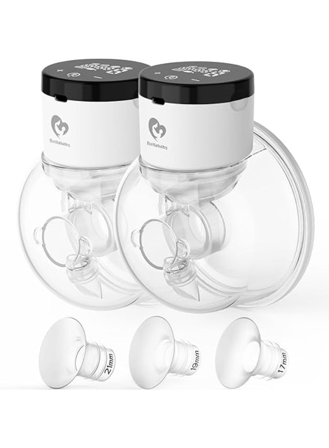 Bellababy Hands-Free Breast Pump Wearable, Touch Control LED Electric Breast Pump - Image 1