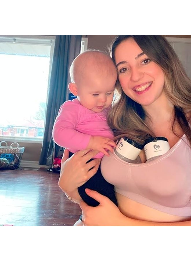 Bellababy Hands-Free Breast Pump Wearable, Touch Control LED Electric Breast Pump - Image 2