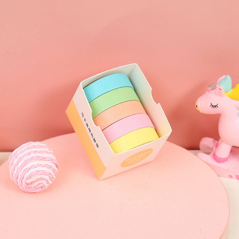 Wheat Youth Hand Account Tape Gift Set 12 Hand Account Book Decoration Materials And Paper Tape Stickers - Image 1