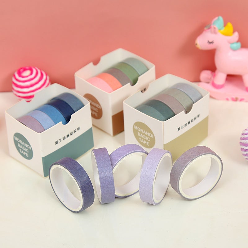 Wheat Youth Hand Account Tape Gift Set 12 Hand Account Book Decoration Materials And Paper Tape Stickers - Image 3