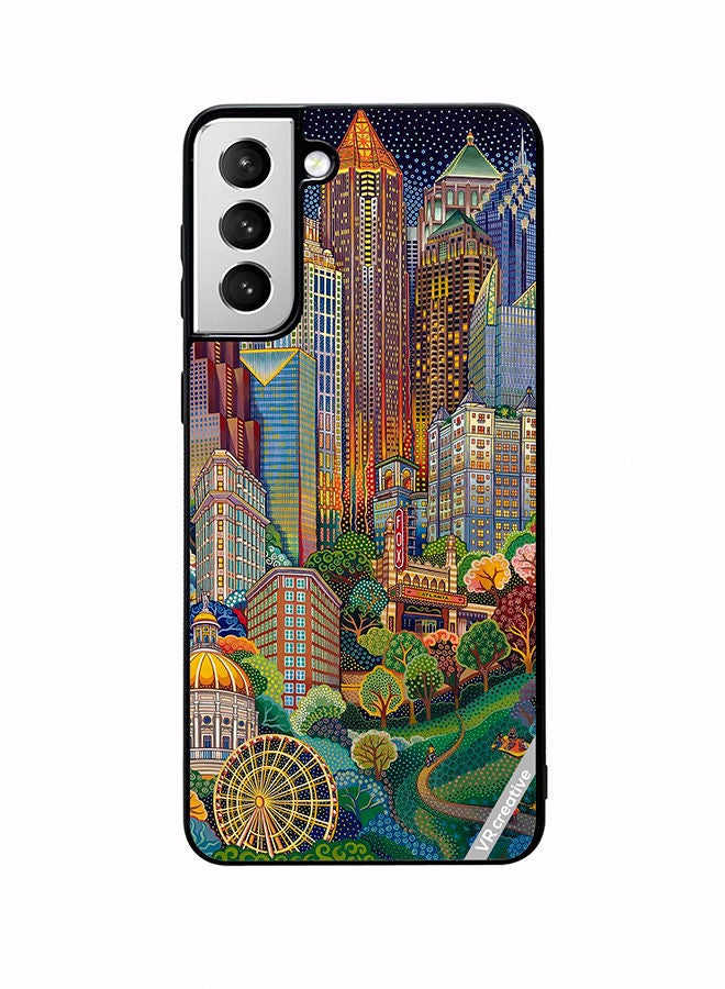 VR CREATIVE Protective Case Cover For Samsung Galaxy S22 Plus 5G Multicolor Design - Image 1