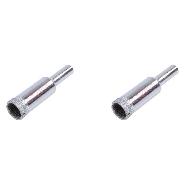 apexecomm 2pcs 12mm Diamond Tipped Metal Hole Saw Drill Bit for Ceramic Tile GlassUsed on glass ceramic porcelain tile limestone marble stone and fiberglassDiameter 65mm 14 inch  - Image 1