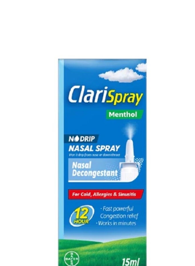 BAYER CLARI SPRAY MENTHOL 15ML