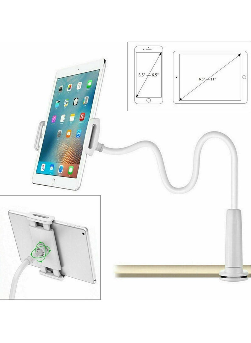 ELTRAZONE 360 Degree Rotating Mobile Phone Tablet Universal Lazy Holder White - Image 1
