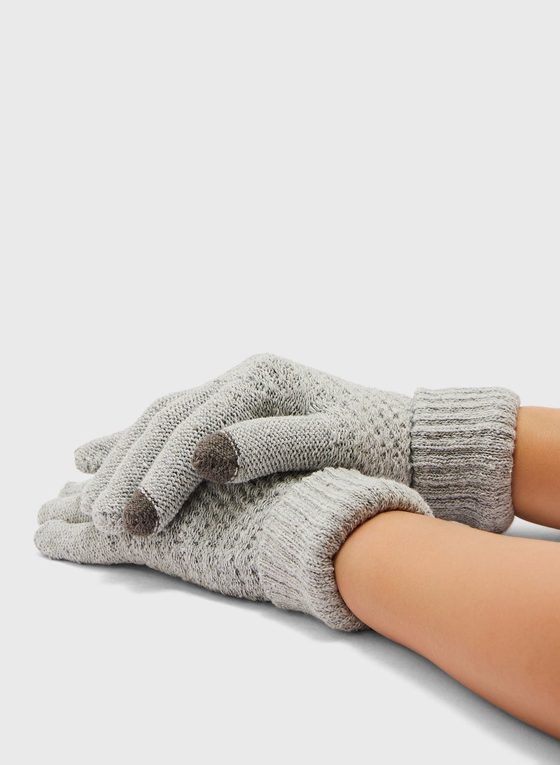 Ginger Knitted Winter Glove - Image 1
