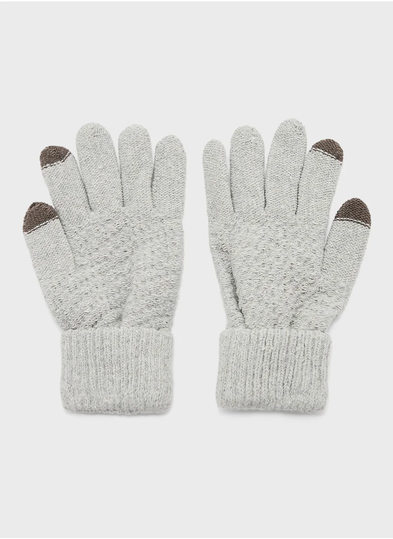 Ginger Knitted Winter Glove