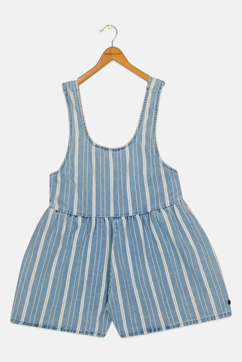 Billabong Kids Girl Sleeveless Stripe Playsuit, Multicolor - Image 2