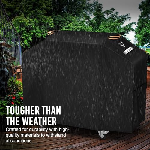 KINGLY Griddle Cover for Blackstone 36 inch Griddle with Hood,Rip-Proof Heavy Duty Material,Waterproof UV & Fade Resistant,Flat Top Gas Grill Cover with Velcro Strap and Air Vent - Image 5