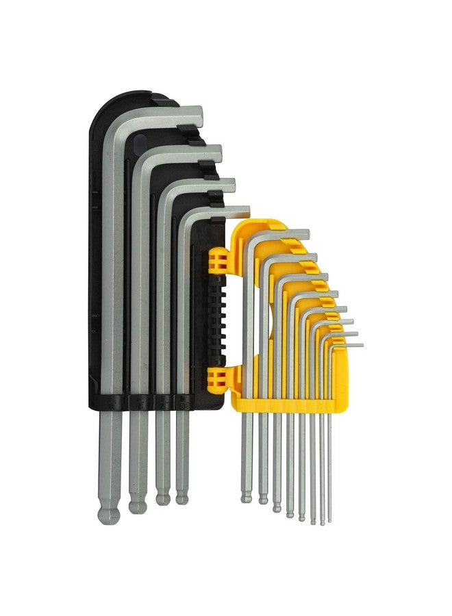 ستانلي مجموعة مفاتيح سداسية طويلة ذات طرف كروي من ستانلي 94-163-23 مكونة من 12 قطعة - Image 2