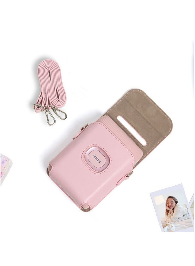 Instant Camera Case Instant Camera Bag with Magnetic Suction Cup for Party (Pink) - Image 2
