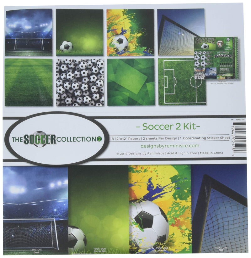 مجموعة تذكارات TSOC201 مجموعة كرة القدم 2 طقم ألبوم قصاصات
