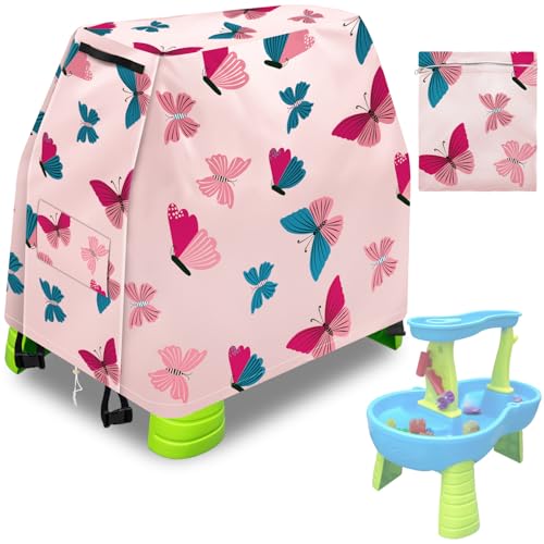 Infowush Kids Water Table Cover for Step 2 Rain Showers Splash Pond Water Table Outdoor Play Toys Cover for Water Table for Toddlers 13 Waterproof Dust Proof Water Table AccessoriesCover onlyA - Image 1
